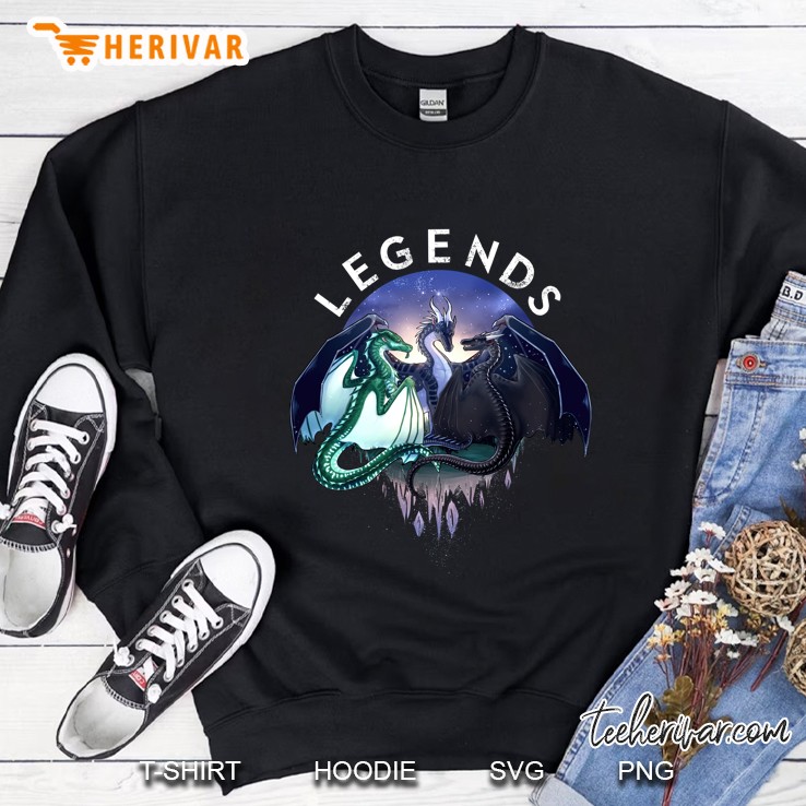 Wings Of Fire - Legends - Fathom, Darkstalker, Clearsight Sweatshirt