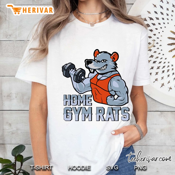 Home Gym Rats Logo Ladies Tee