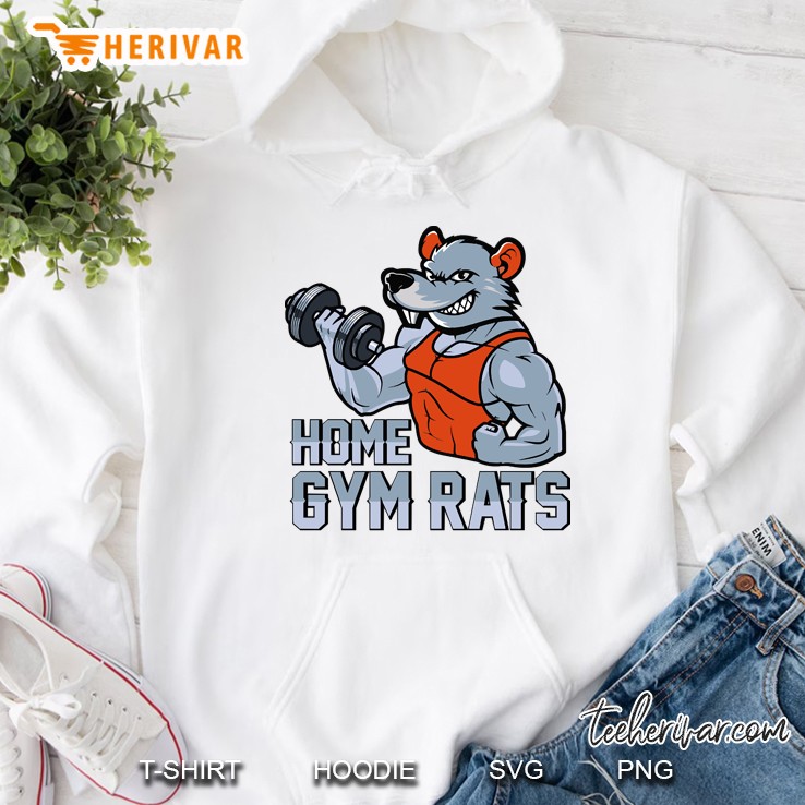 Home Gym Rats Logo Hoodie