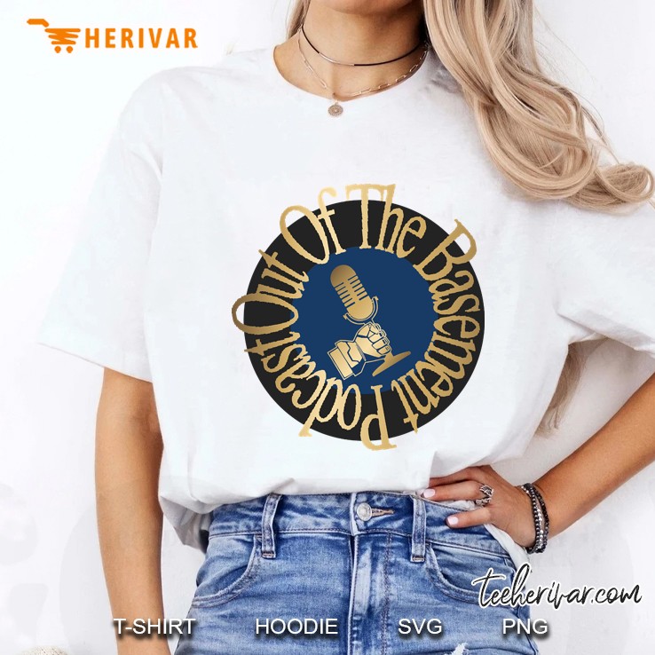 Out Of The Basement Gold Logo Ladies Tee