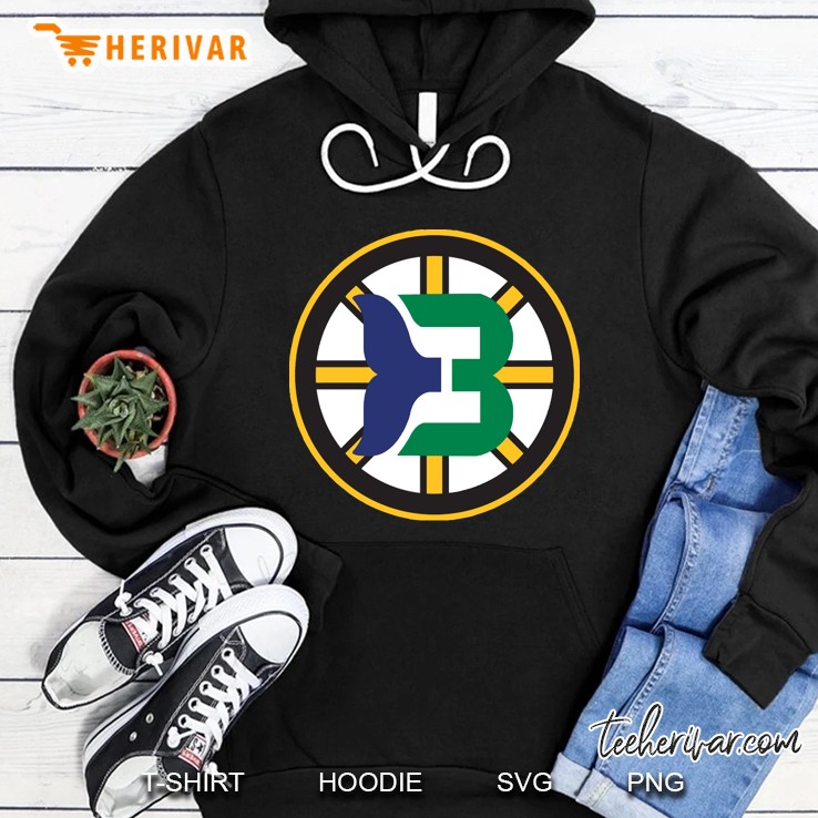 Boston Whalers Hartford Bruins Logo Mashup Hoodie