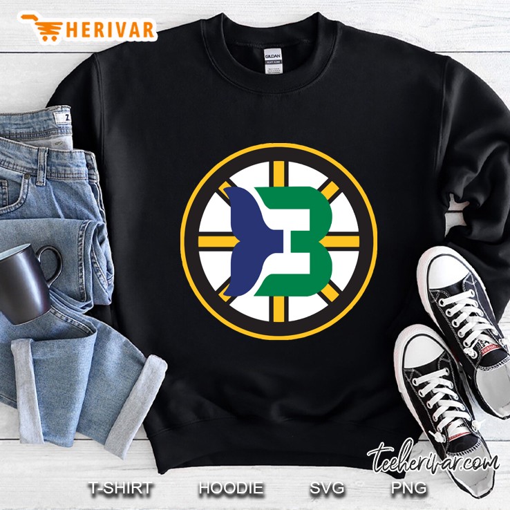 Boston Whalers Hartford Bruins Logo Mashup Sweatshirt