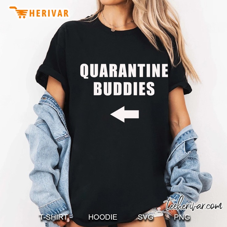 Coronavirus Buddies Right Arrow Ladies Tee