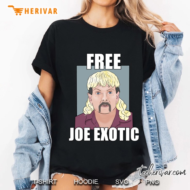 Free Joe Exotic Tiger King Meme Ladies Tee