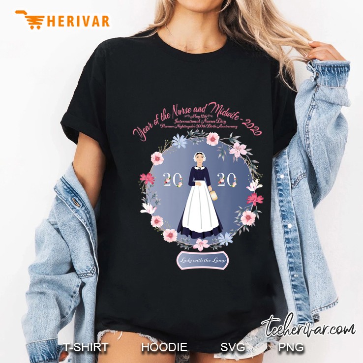 Funny 200 Birthday Florence Nightingale Year Of Nurse Midwife Ladies Tee