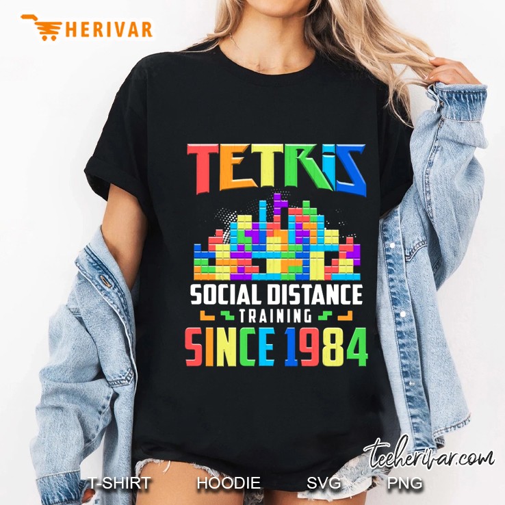 Tetris Social Distance Training Since 1984 Ladies Tee