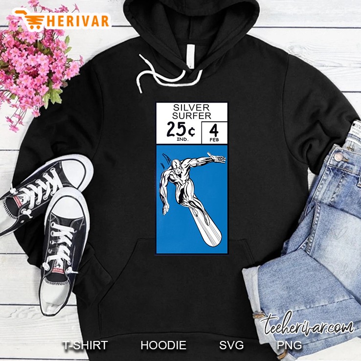 Silver Surfer Corner Box Hoodie