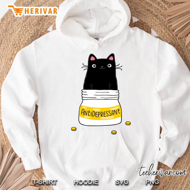 Anti Depressant Cat Hoodie