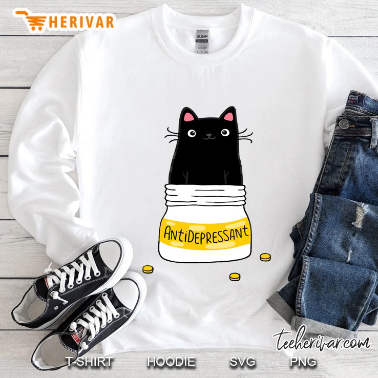 Anti Depressant Cat Sweatshirt