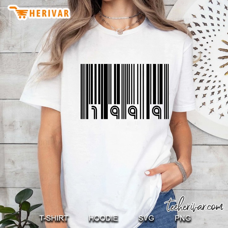 Birthday 1999 Barcode Ladies Tee