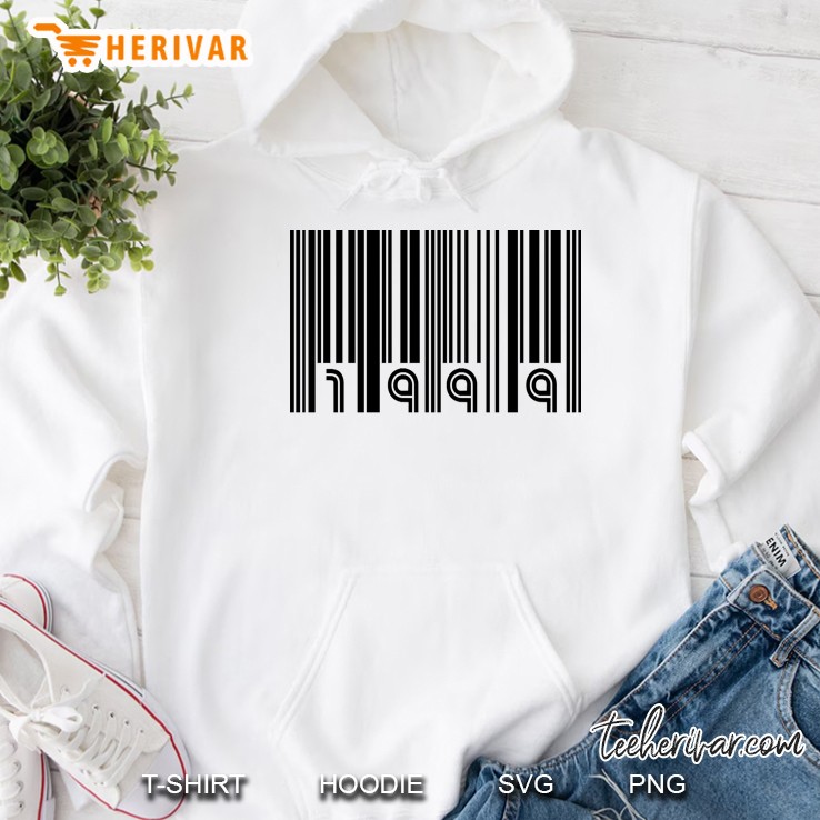 Birthday 1999 Barcode Hoodie