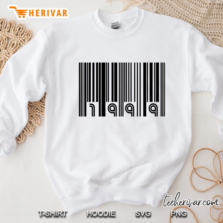 Birthday 1999 Barcode Sweatshirt