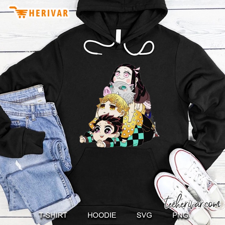 Demon Slayer Gang Cute Hoodie
