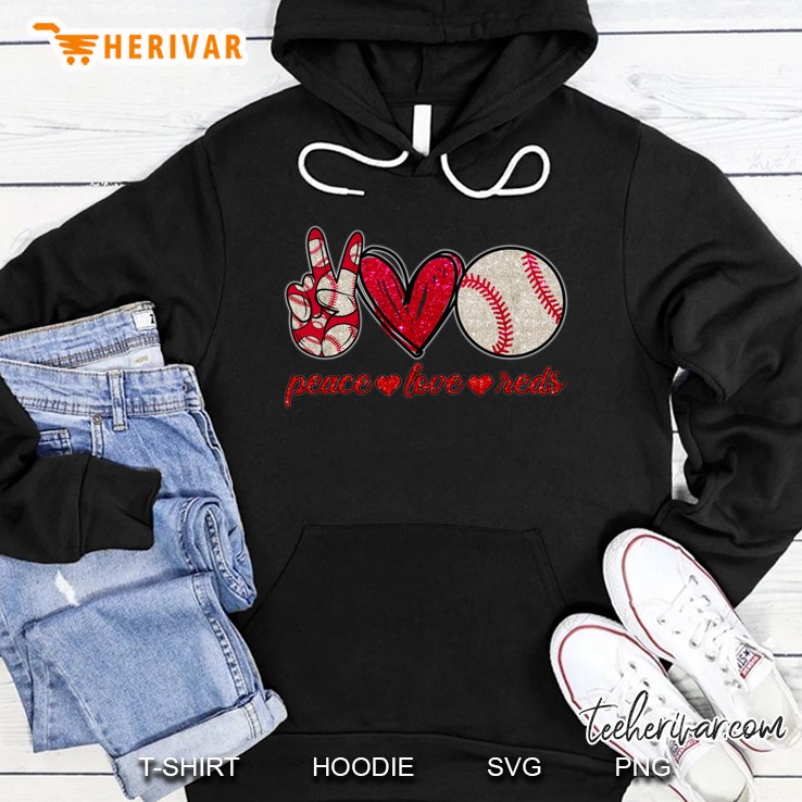 Peace Love Reds Hoodie
