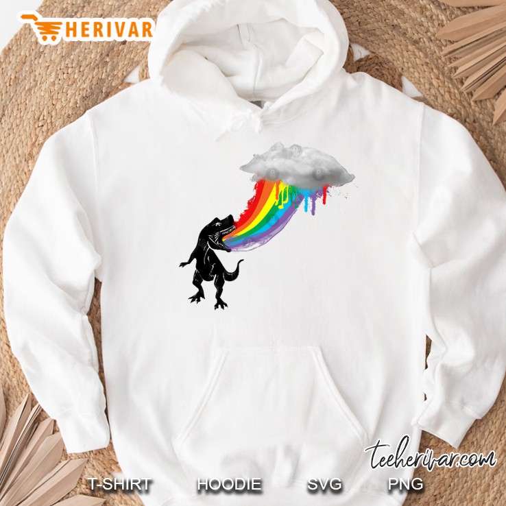 Rainbow Dinosaur Hoodie