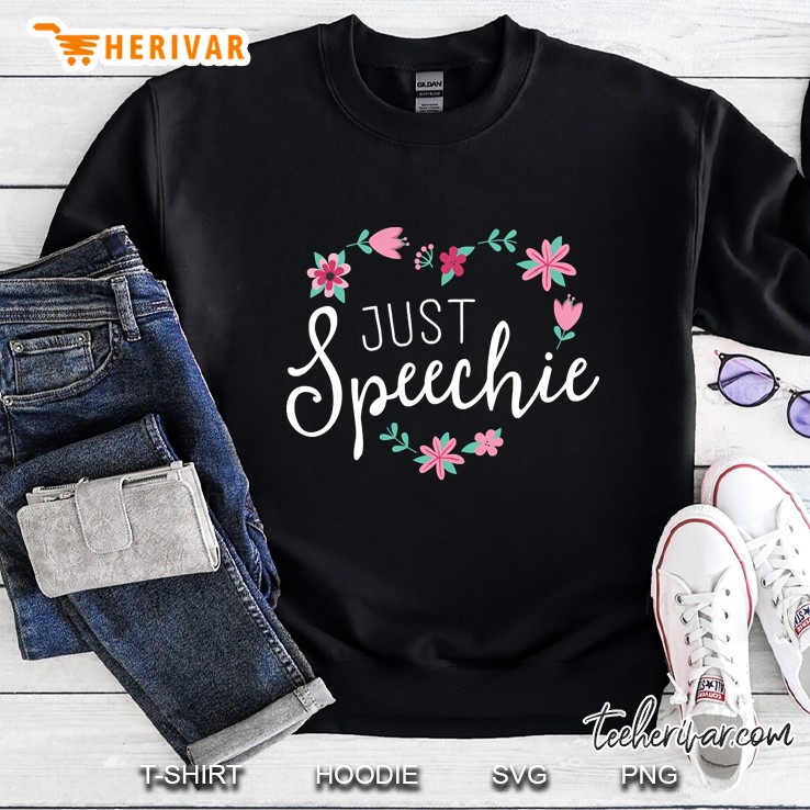 Floral Slp Shirt For Women Speech Language Pathologist Gift Sweatshirt