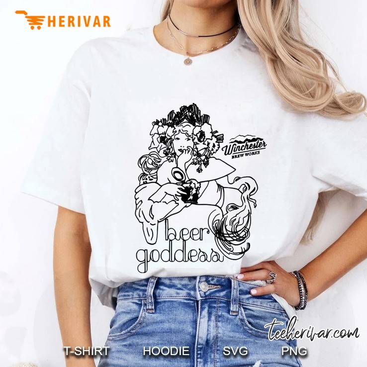 Beer Goddess (Dark Ink) Ladies Tee