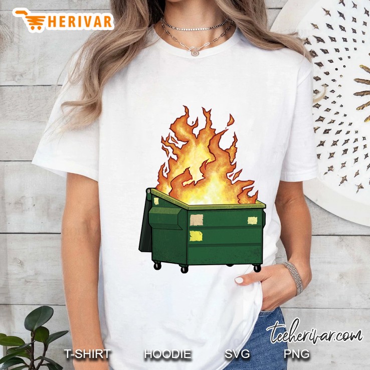 Dumpster Fire Ladies Tee
