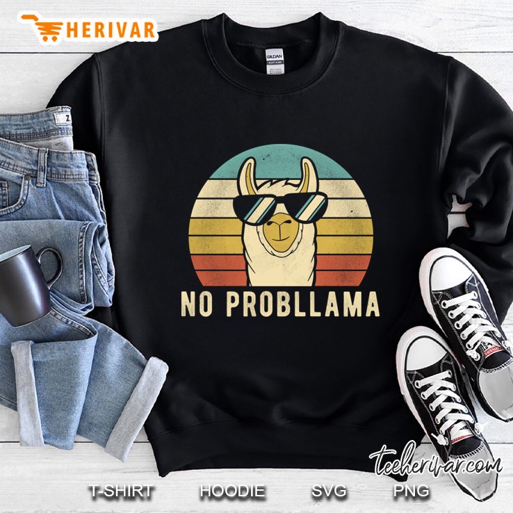 No Prob Llama Version2 Sweatshirt