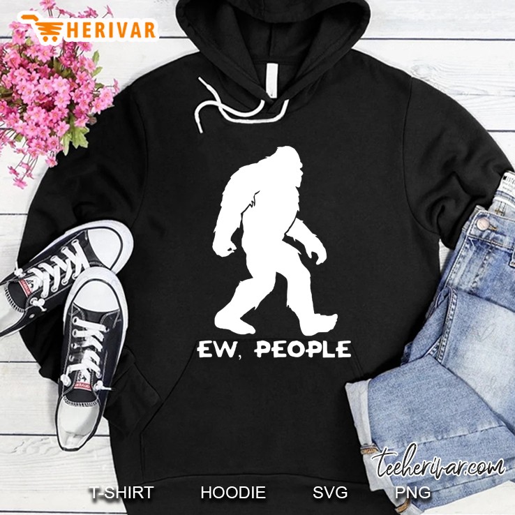 Ew People Bigfoot Silhouette Version Hoodie