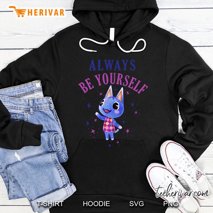 Animal Crossing Official Merch Always Be Yourself Sparkle Graphic Hoodie