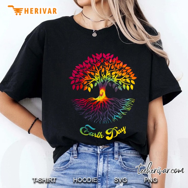Earth Day Tree For Men Women Ladies Tee