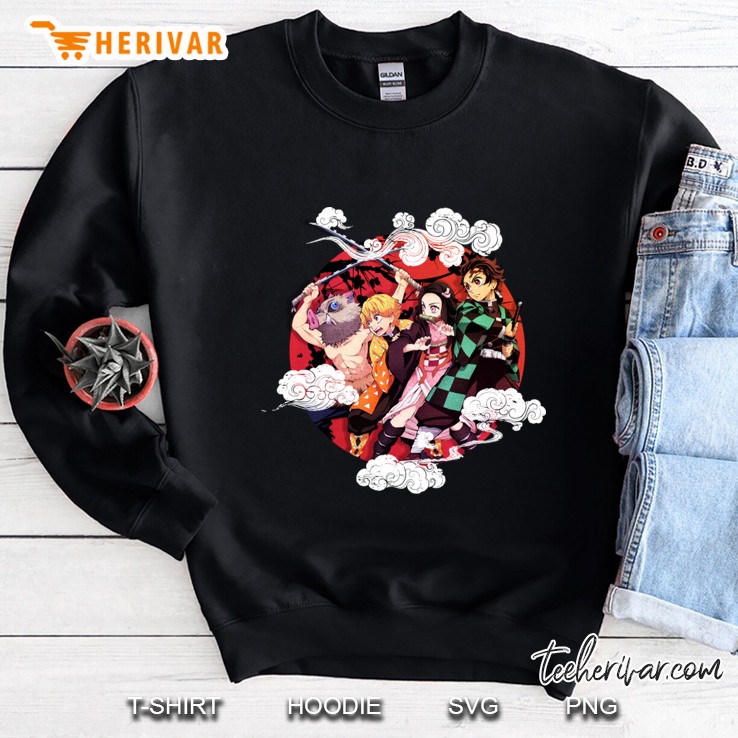 Kimetsu No Yaiba Vintage Demon Slayer V1 Sweatshirt