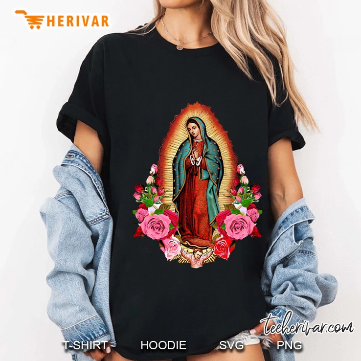 Our Lady Of Guadalupe Virgin Mary Ladies Tee