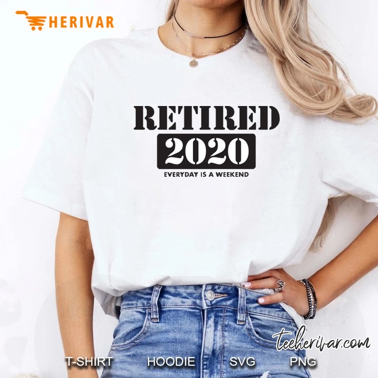 2020 Retire Happy Wild And Free Ladies Tee