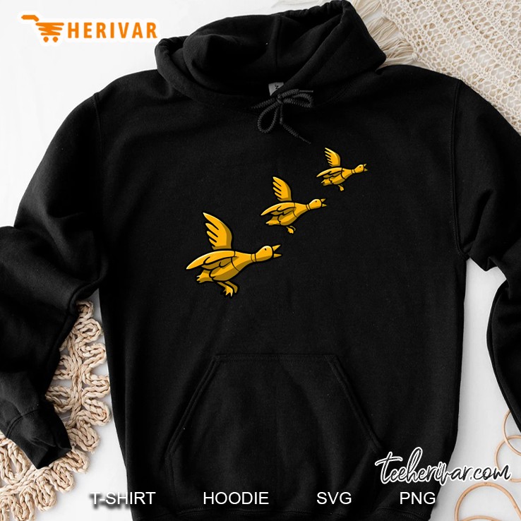 3 Flying Ducks Hoodie