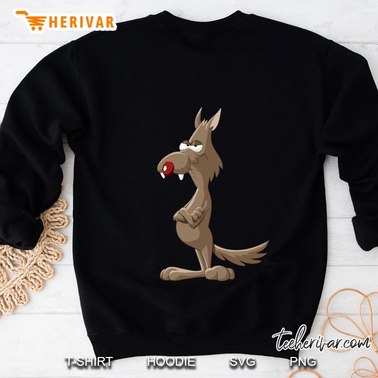 Cartoon Animal Coyote Wildlife Cool Vector Image Sweatshirt