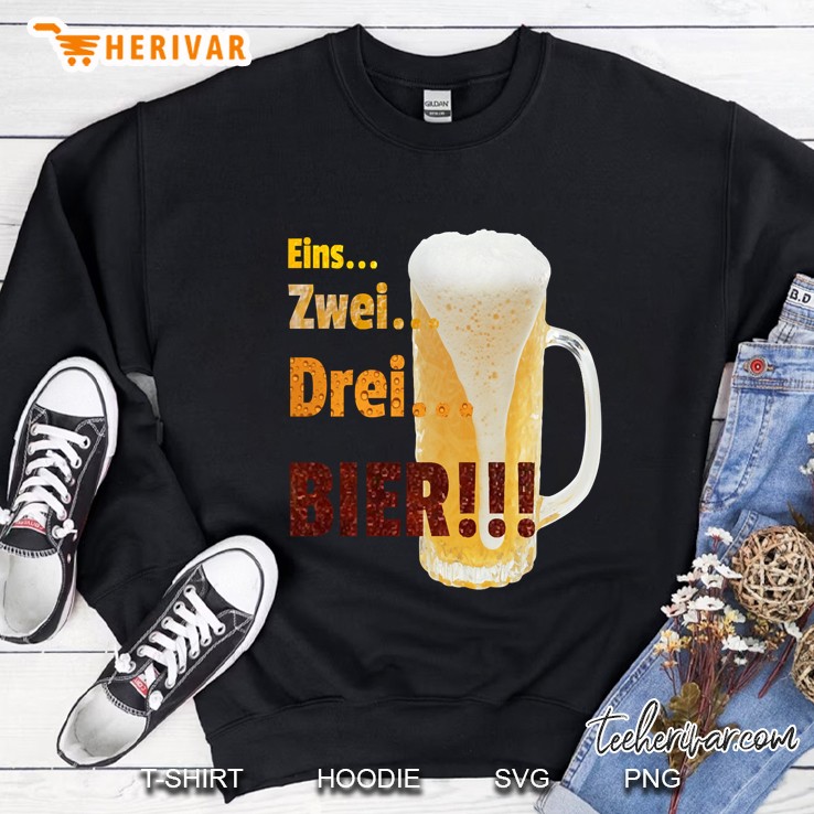 Ein Zwei Drei Bier Sweatshirt