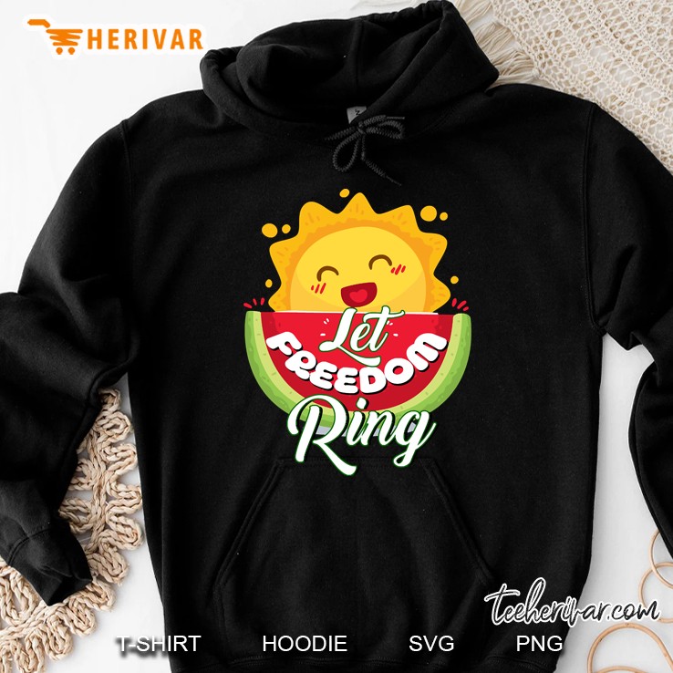 Let Freedom Swing Watermelon Hoodie