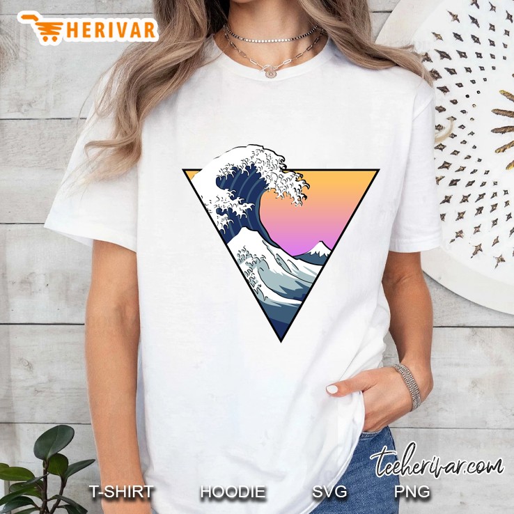 Great Wave Aesthetic Ladies Tee