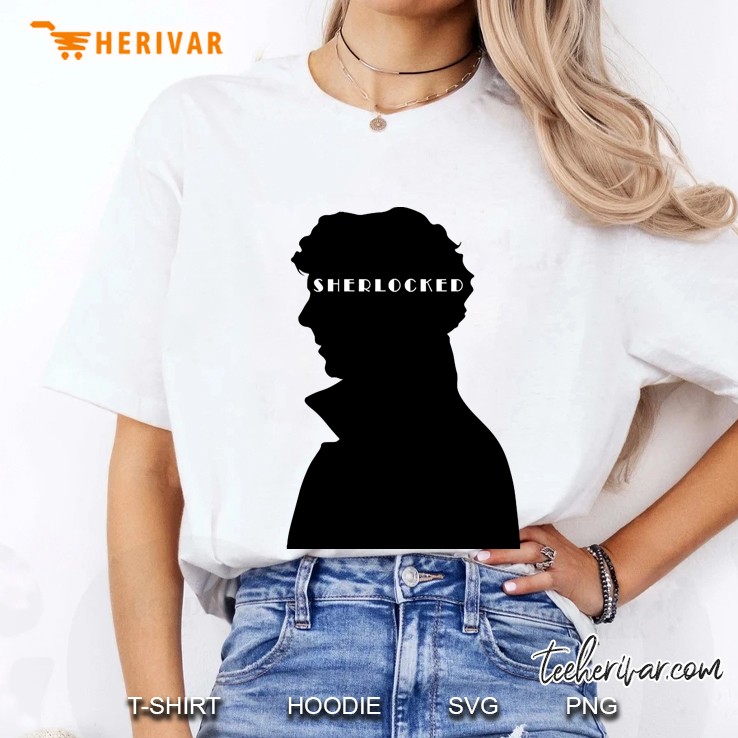 Sherlock Silhouette Design Ladies Tee