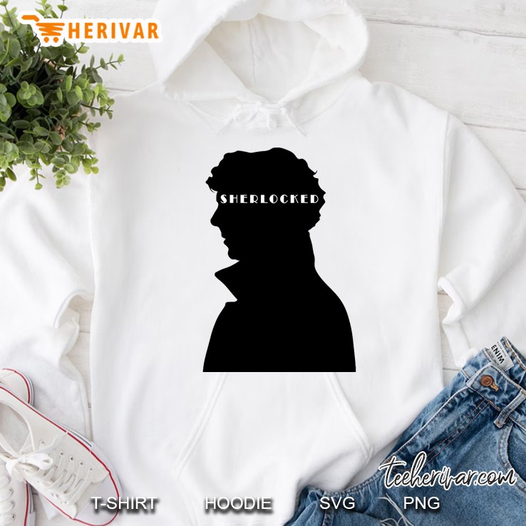 Sherlock Silhouette Design Hoodie