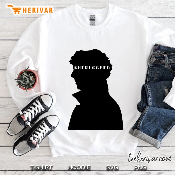Sherlock Silhouette Design Sweatshirt