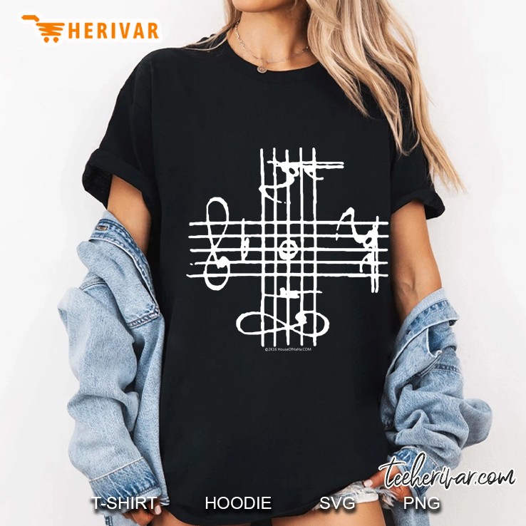Johann Sebastian Bach Musical Signature Notation Cross Ladies Tee