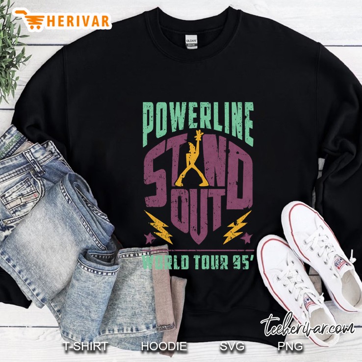Powerline - Stand Out - World Tour 95&39; - Vintage Sweatshirt