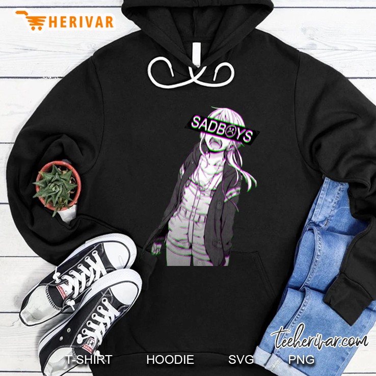 Sad Boys - Sad Japanese Anime Aesthetic Hoodie