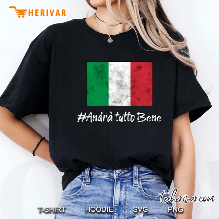 Virus Solidarity Andrà Tutto Bene Ladies Tee