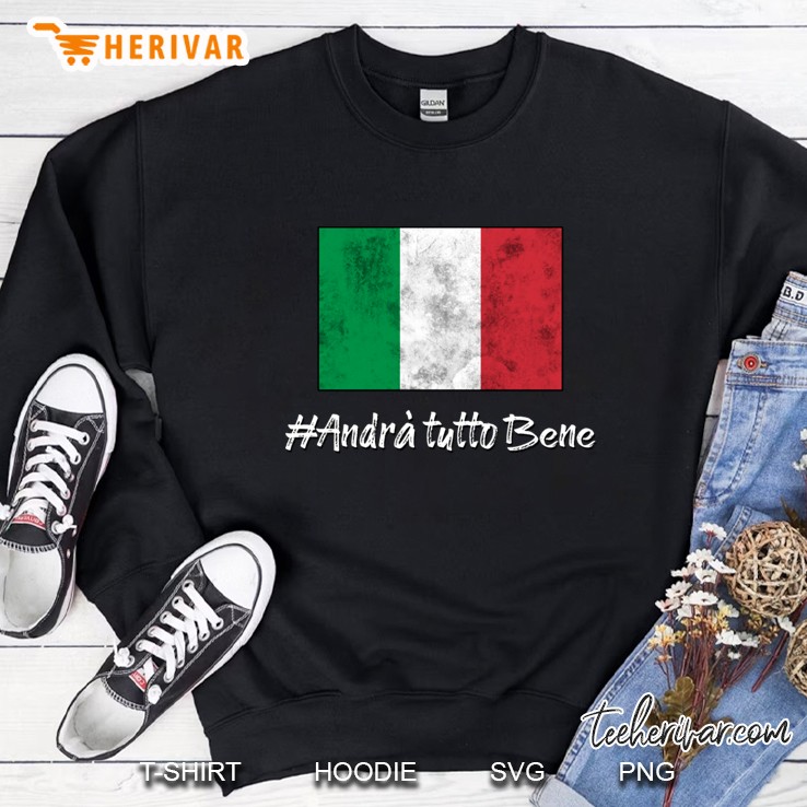 Virus Solidarity Andrà Tutto Bene Sweatshirt