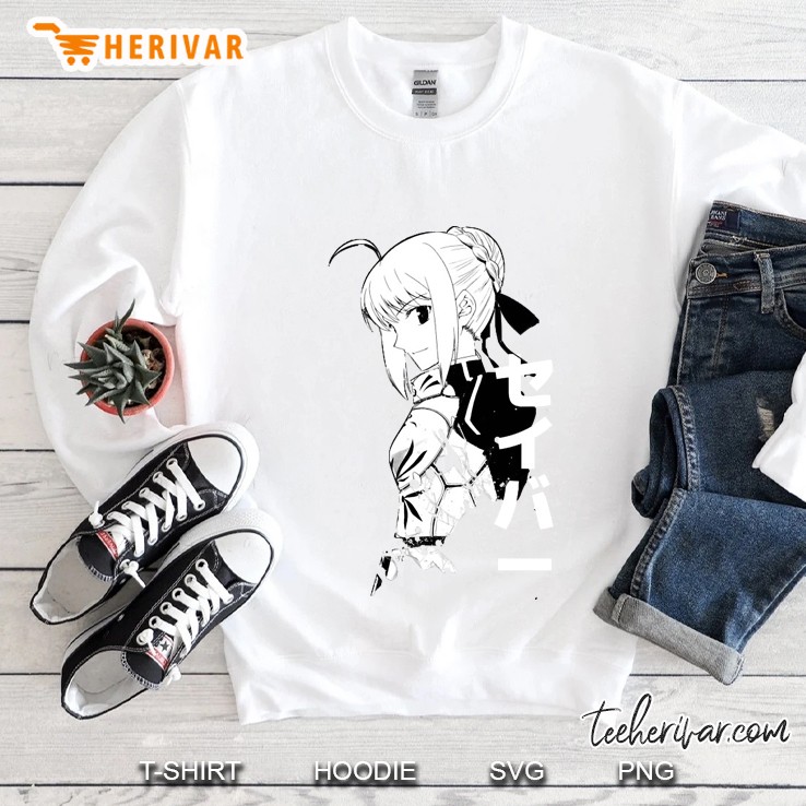 Fatestay Night &Amp; Fatezero - Saber Sweatshirt