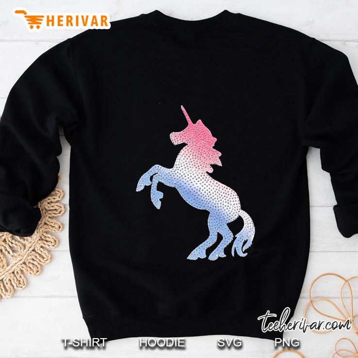 Colorful Unicorn Silhouette Sweatshirt