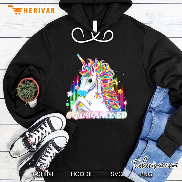 #Quarantined Unicorn Version Hoodie