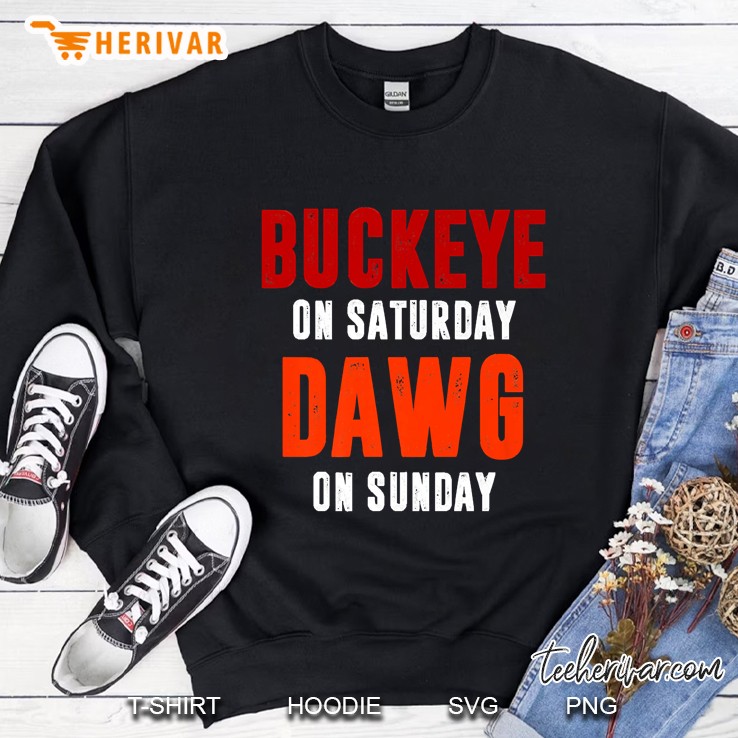 Buckeye On Saturday Dawg Sweatshirt