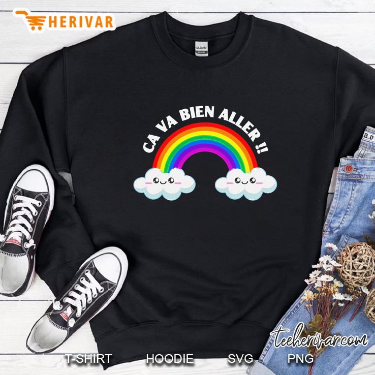Ca Va Bien Aller Quebec Design Original Slim Fit Sweatshirt