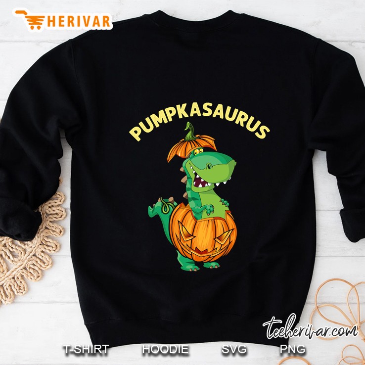 Halloween Shirts For Boys Kids Pumpkasaurus Dinosaur Pumpkin Sweatshirt