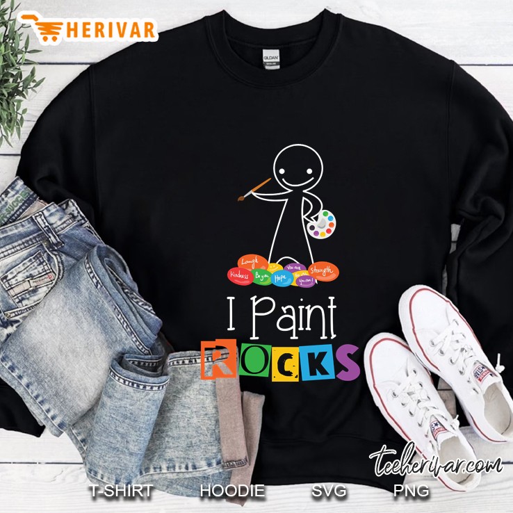 I Paint Rocks Artistic Sweatshirt