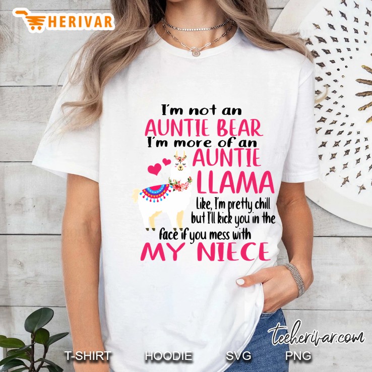 Auntie Bear My Niece Ladies Tee